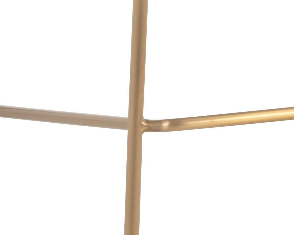 Sunpan Hathaway Counter Stool - Belfast Navy/Oatmeal/Oyster Shell