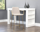 Sunpan Hathaway Counter Stool - Belfast Navy/Oatmeal/Oyster Shell