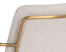 Sunpan Hathaway Counter Stool - Belfast Navy/Oatmeal/Oyster Shell