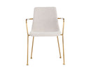 Sunpan Hathaway Dining Armchair - Belfast Navy/Oatmeal/Oyster Shell/Rust