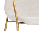 Sunpan Hathaway Dining Armchair - Belfast Navy/Oatmeal/Oyster Shell/Rust