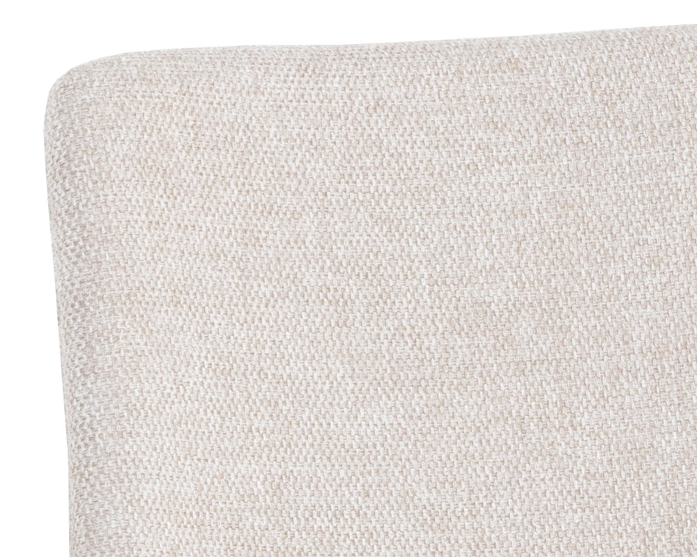 Sunpan Hathaway Dining Armchair - Belfast Navy/Oatmeal/Oyster Shell/Rust