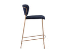 Sunpan Odesa Counter Stool Abbington Navy / Dillon Cream