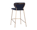 Sunpan Odesa Counter Stool Abbington Navy / Dillon Cream