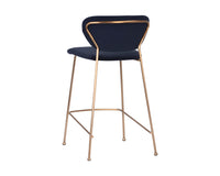 Sunpan Odesa Counter Stool Abbington Navy / Dillon Cream