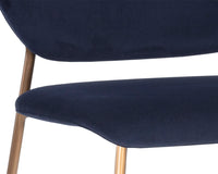 Sunpan Odesa Counter Stool Abbington Navy / Dillon Cream