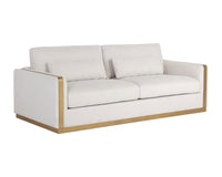 Sunpan Lean Sofa In Belfast Oatmeal