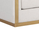 Sunpan Lean Sofa In Belfast Oatmeal