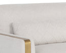 Sunpan Lean Sofa In Belfast Oatmeal