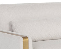 Sunpan Lean Sofa In Belfast Oatmeal