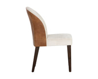 Sunpan Gisele Dining Chair - Polo Club Muslin With Tobacco Tan/Polo Club Stone With Overcast Grey