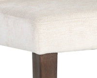 Sunpan Gisele Dining Chair - Polo Club Muslin With Tobacco Tan/Polo Club Stone With Overcast Grey