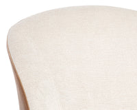Sunpan Gisele Dining Chair - Polo Club Muslin With Tobacco Tan/Polo Club Stone With Overcast Grey