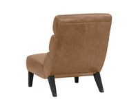 Sunpan Ellison Lounge Chair - Marseille Camel/Concrete Leather