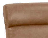 Sunpan Ellison Lounge Chair - Marseille Camel/Concrete Leather
