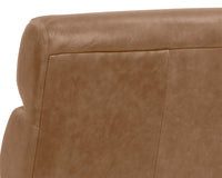 Sunpan Ellison Lounge Chair - Marseille Camel/Concrete Leather