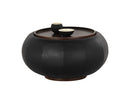 Sunpan Zenzi End Table - Bravo Black/Polo Club Stone