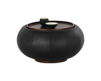 Sunpan Zenzi End Table - Bravo Black/Polo Club Stone