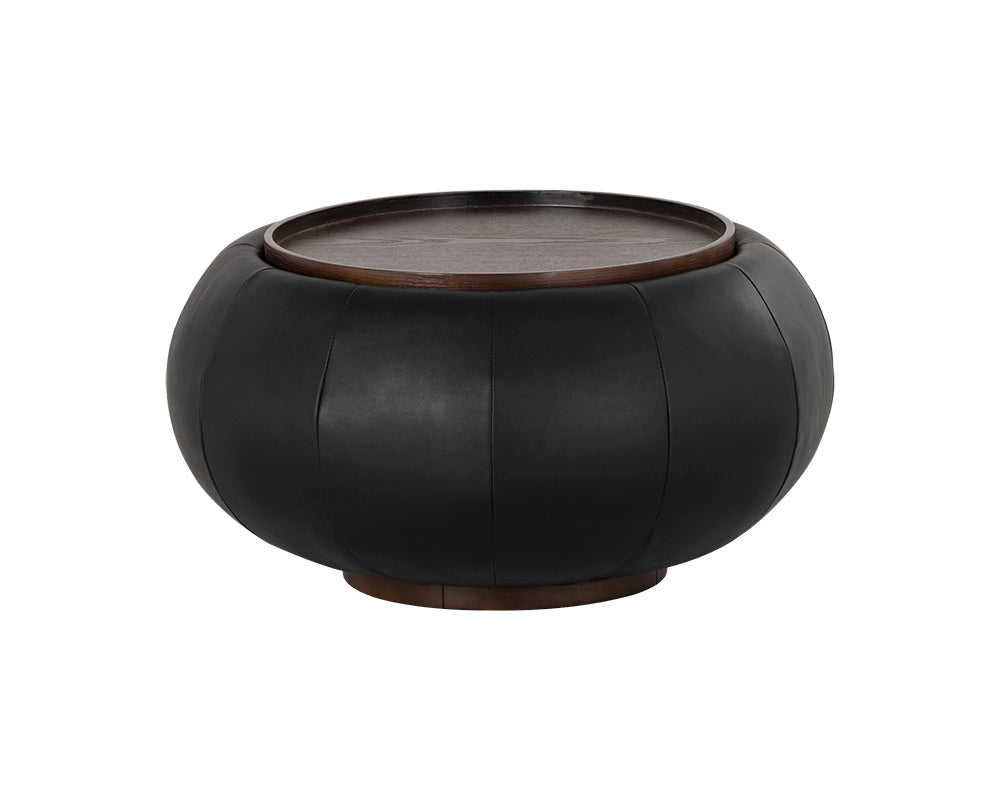 Sunpan Zenzi End Table - Bravo Black/Polo Club Stone