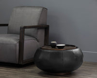 Sunpan Zenzi End Table - Bravo Black/Polo Club Stone