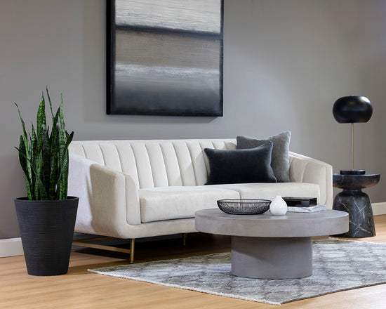 Sunpan Brando Coffee Table in Black / Grey / White