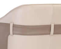 Sunpan Carter Barstool - Napa Beige And Napa Tan/Napa Black And Napa Cognac