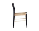 Sunpan Bondi Dining Chair in Black / Walnut - Set of Two