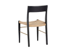 Sunpan Bondi Dining Chair in Black / Walnut - Set of Two