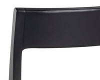 Sunpan Bondi Dining Chair in Black / Walnut - Set of Two