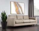 Sunpan Byward Sofa In Liv Smoke/Wicker