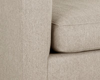 Sunpan Byward Sofa In Liv Smoke/Wicker