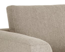 Sunpan Byward Sofa In Liv Smoke/Wicker