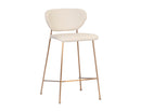 Sunpan Odesa Counter Stool Abbington Navy / Dillon Cream