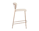 Sunpan Odesa Counter Stool Abbington Navy / Dillon Cream