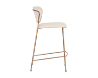 Sunpan Odesa Counter Stool Abbington Navy / Dillon Cream