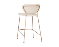 Sunpan Odesa Counter Stool Abbington Navy / Dillon Cream