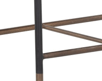 Sunpan Brenan Counter Stool in Bravo Admiral / Cognac / Zenith Alabaster