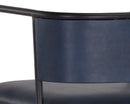 Sunpan Brenan Counter Stool in Bravo Admiral / Cognac / Zenith Alabaster