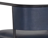 Sunpan Brenan Counter Stool in Bravo Admiral / Cognac / Zenith Alabaster