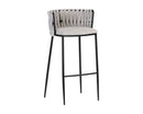 Sunpan Sarai Barstool - Belfast Heather Grey/Belfast Koala Grey