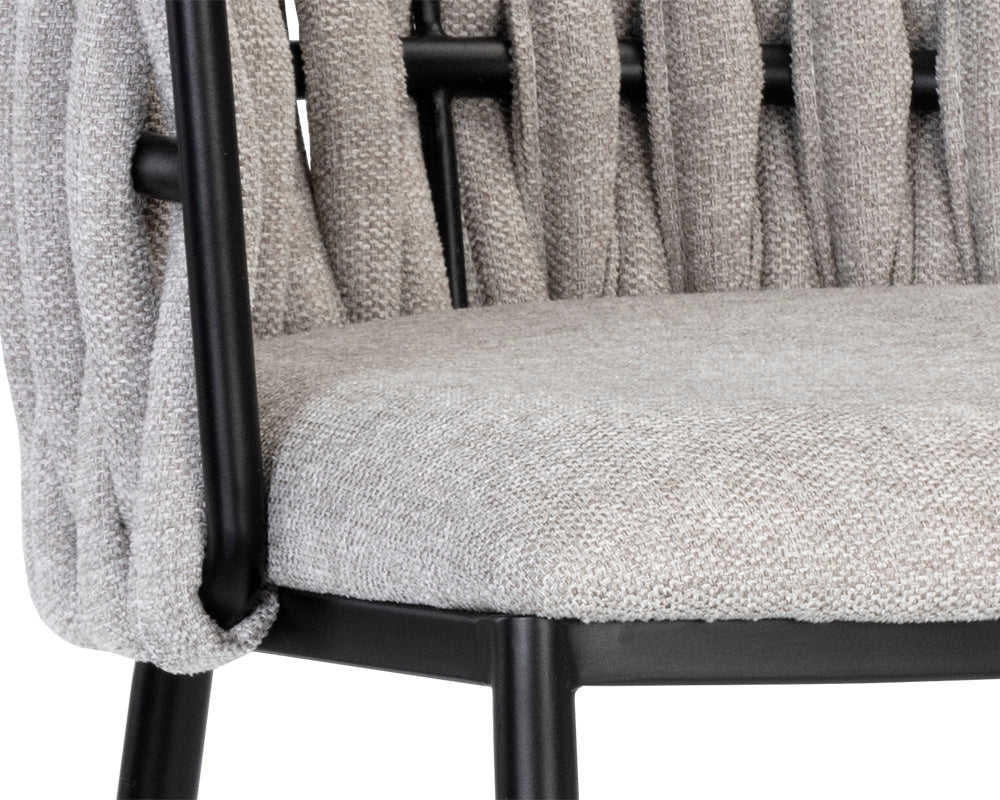 Sunpan Sarai Barstool - Belfast Heather Grey/Belfast Koala Grey