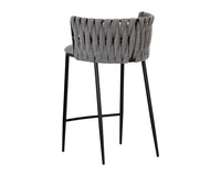 Sunpan Sarai Counter Stool - Belfast Heather Grey/Belfast Koala Grey