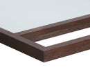 Sunpan Bridgeport Floor Mirror in Dark Brown/Natural