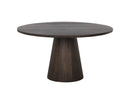 Sunpan Althea Dining Table - Round in Brown Oak/Light Oak 54"