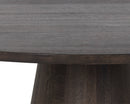 Sunpan Althea Dining Table - Round in Brown Oak/Light Oak 54"