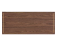 Sunpan Clark Desk In Grey/Walnut