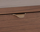 Sunpan Clark Desk In Grey/Walnut