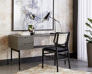 Sunpan Clark Desk In Grey/Walnut