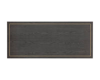 Sunpan Clark Desk In Grey/Walnut