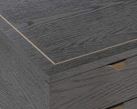 Sunpan Clark Desk In Grey/Walnut